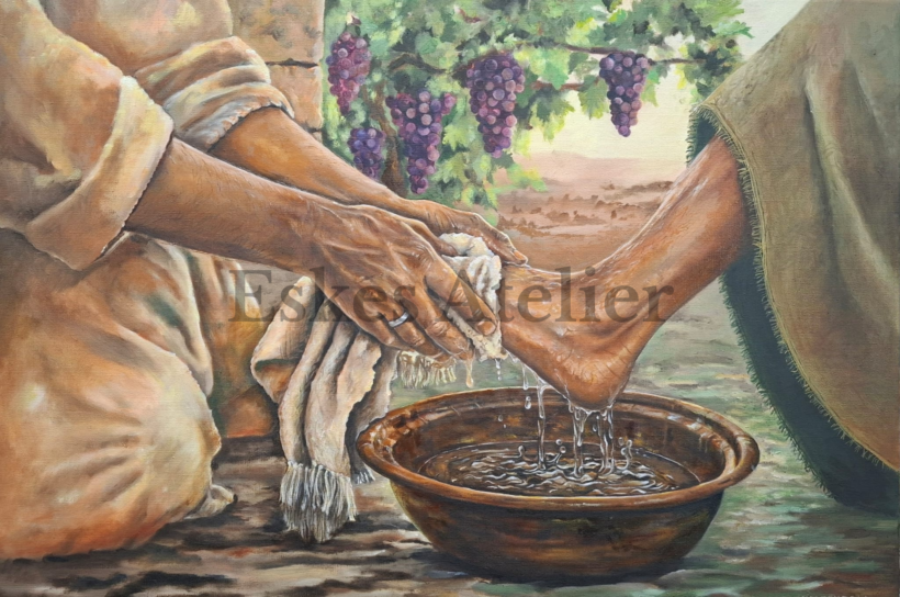 The hands of a Servant